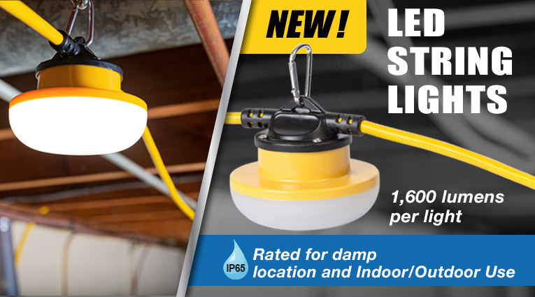 LED String Lights, 1600 Lumens per light