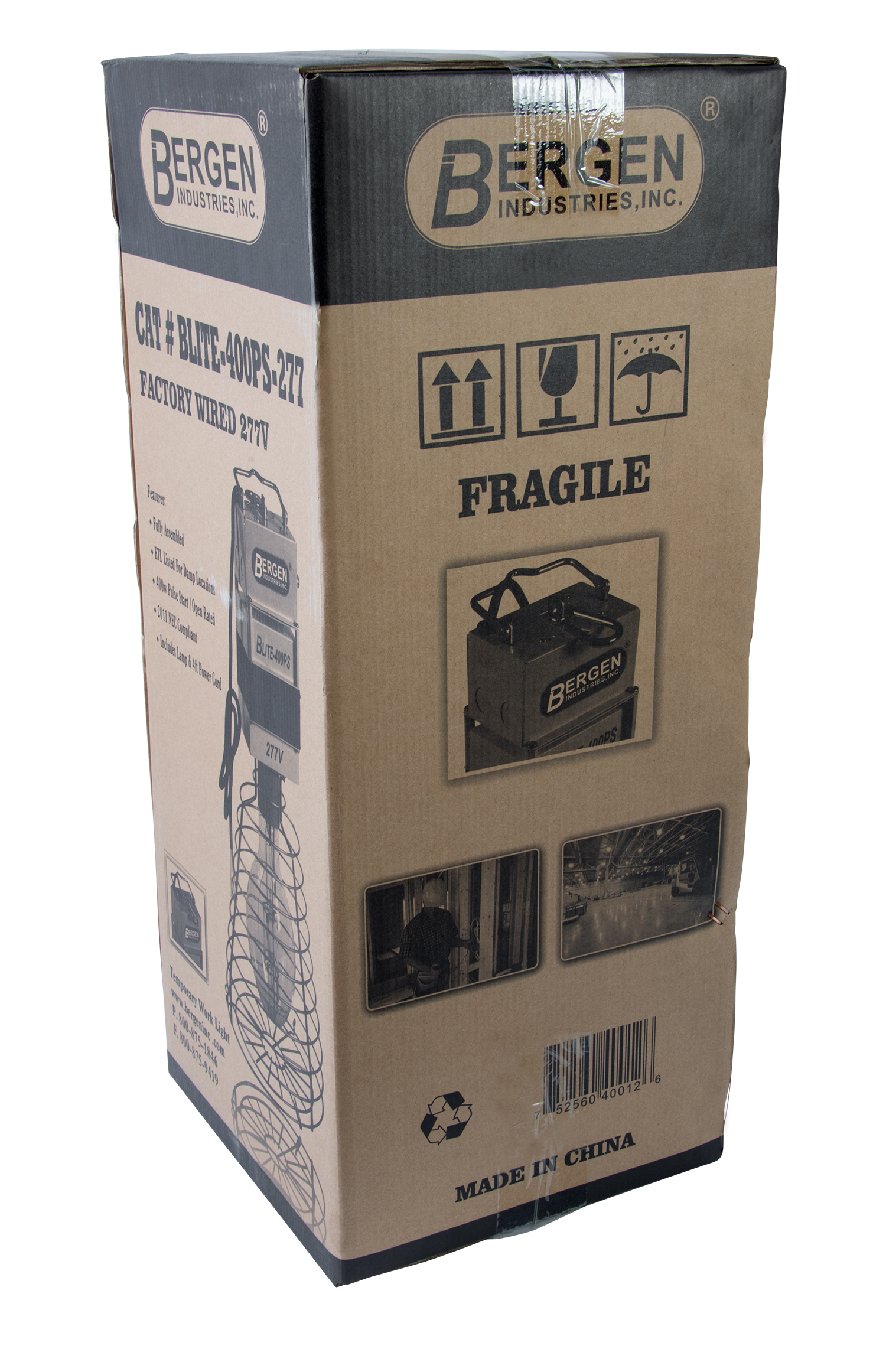 Temp Light 400w HID Quad Tap Factory 277V