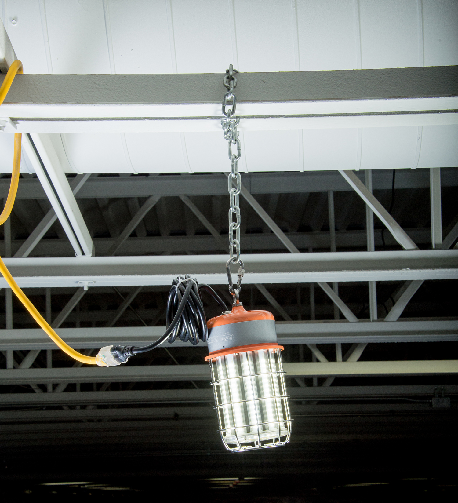 Extension Cord 25ft SJTW Yellow 12/3 Lighted End